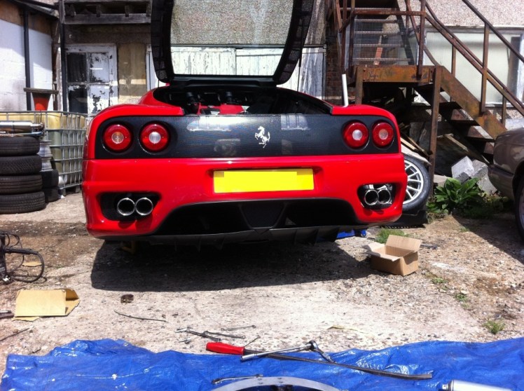 F430 Exhaust 360 Conversion