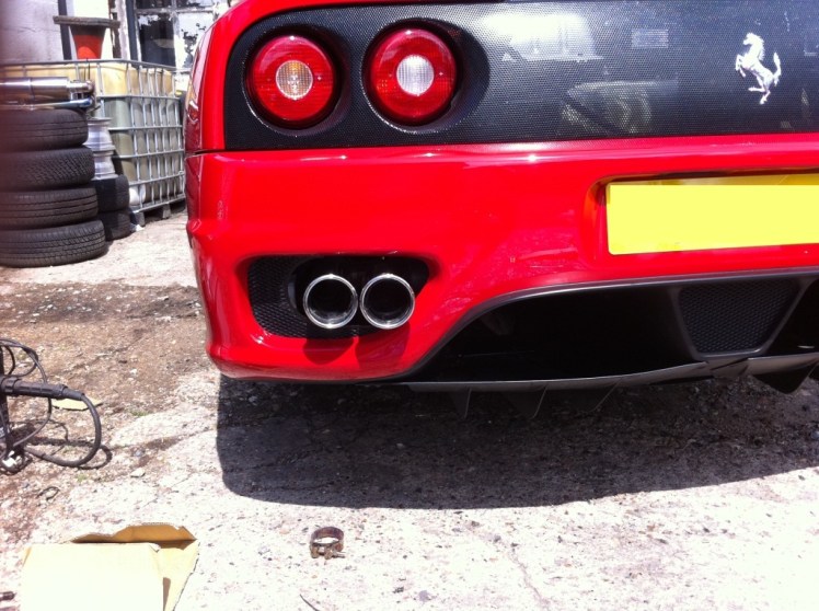 F430 Exhaust 360 Conversion