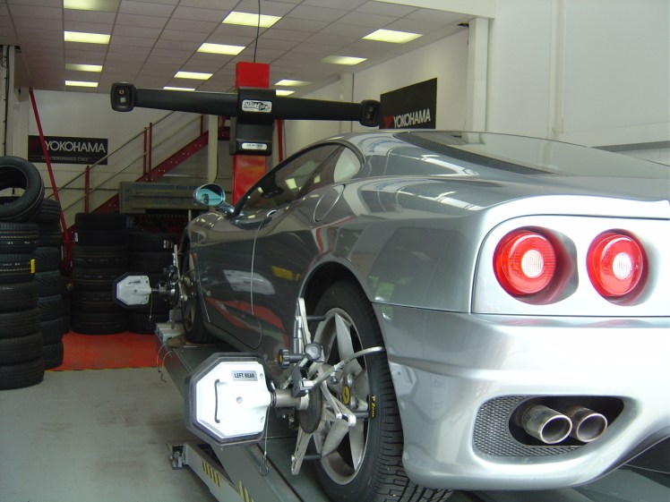 Aldous Voice Ferrari 360 Suspension Geometry