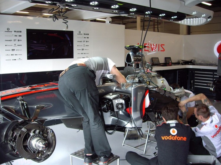 McLaren F1 Garage