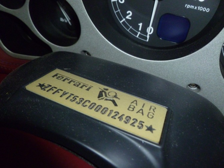 Ferrari 360 ID Plates