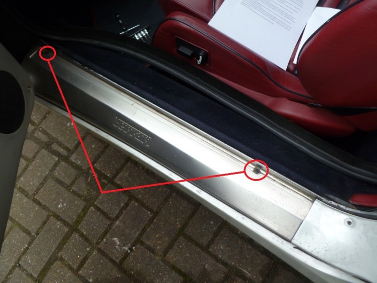 Ferrari 360 Side Skirt Removal