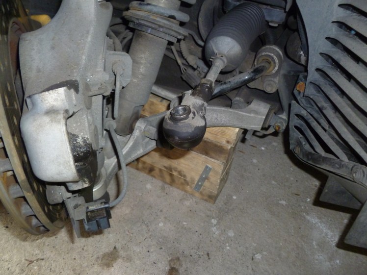 Now would be a good time to inspect the ARB bush, droplink and lower shock bush